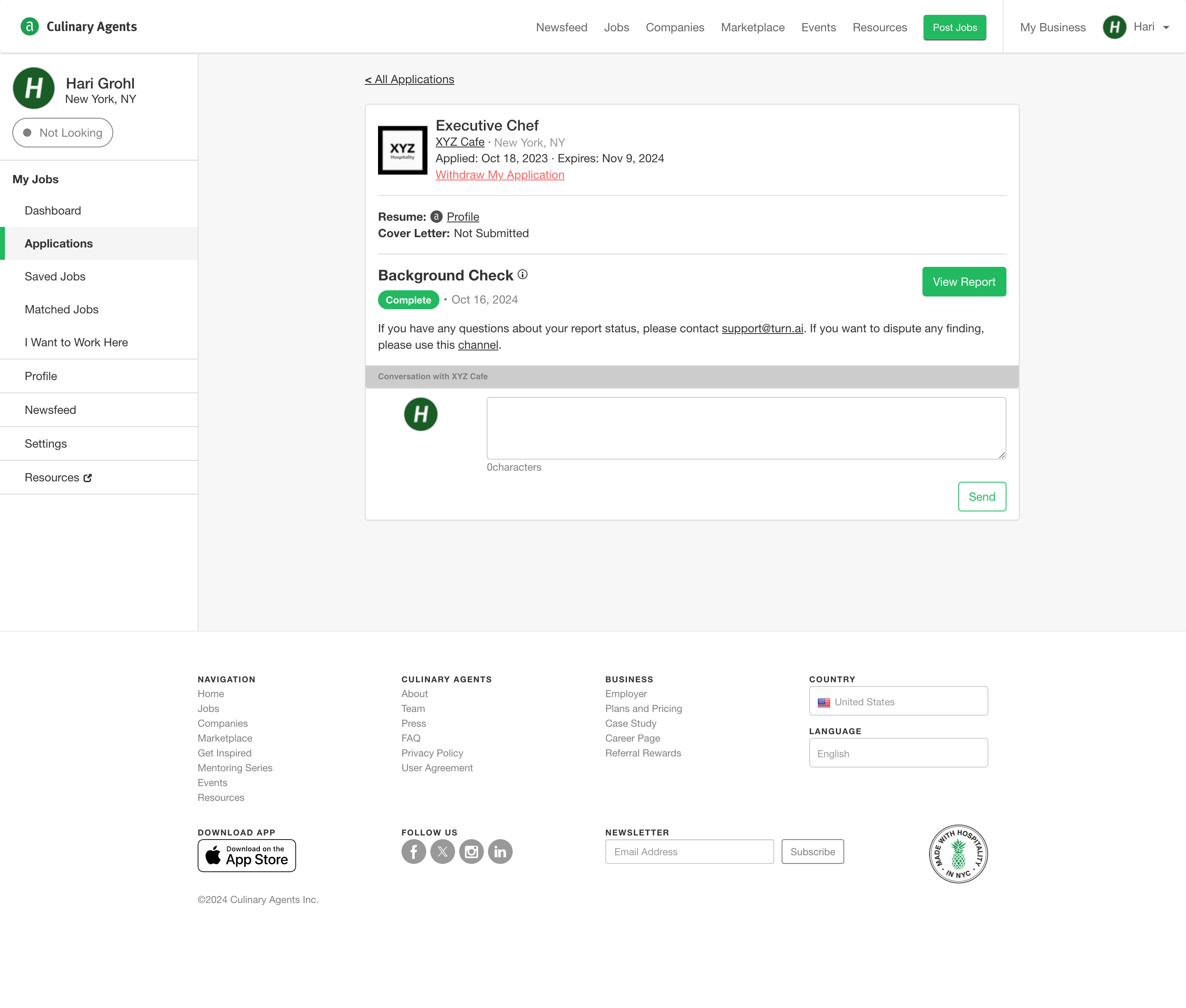 Background Checks 101 Culinary Agents