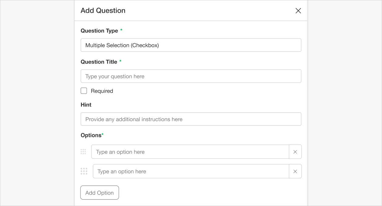 Culinary Agents - How-to Add Screening Questions
